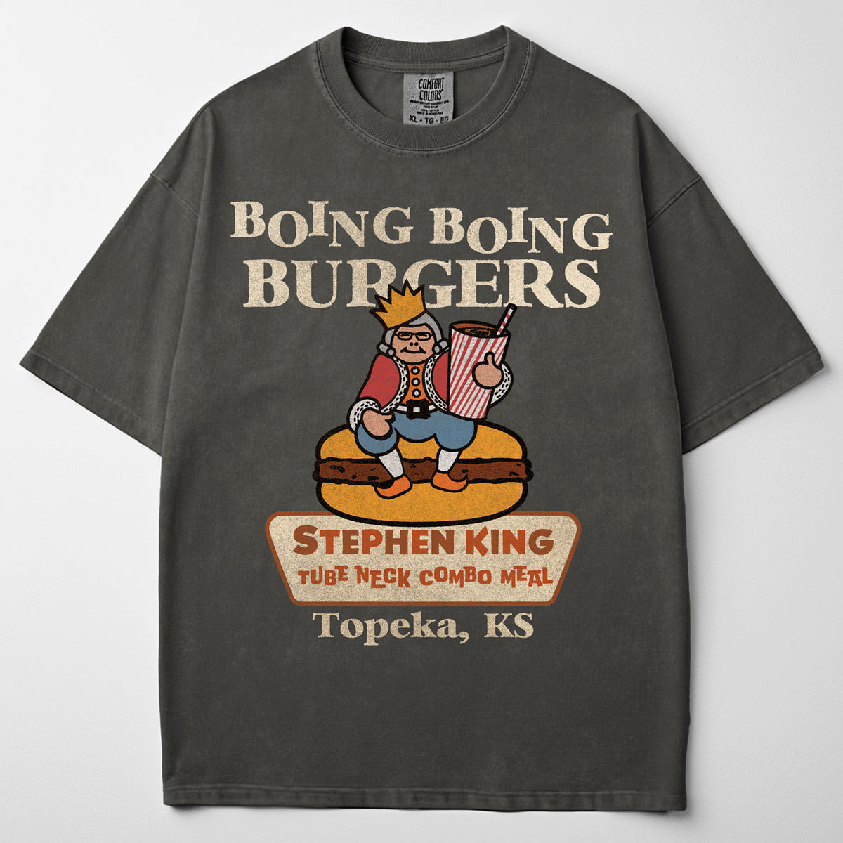Boing Boing Burgers Garment Dyed Tee