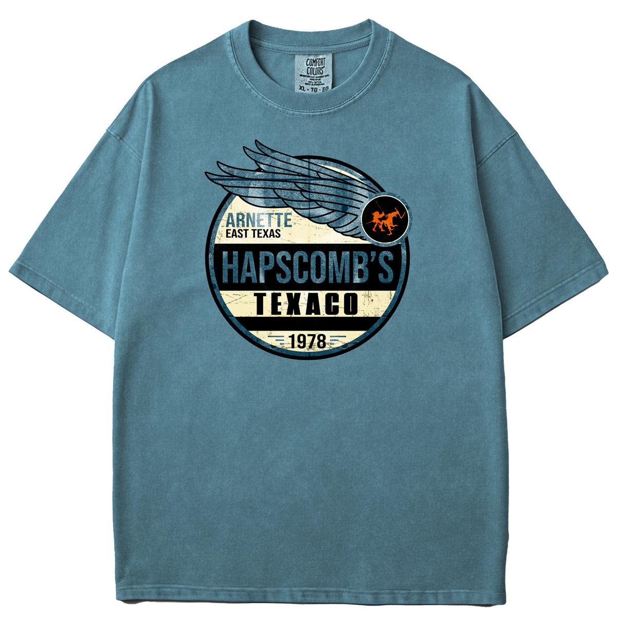 Hapscombs Texaco Garment Dyed Tee