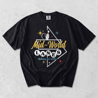 Mid-World Lanes Garment Washed Tee