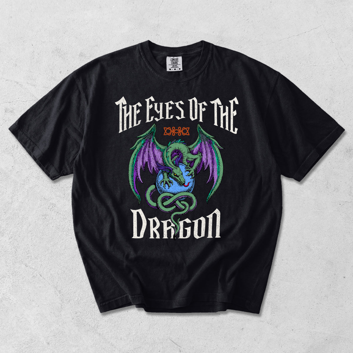 Eyes Of The Dragon Garment Dyed Tee