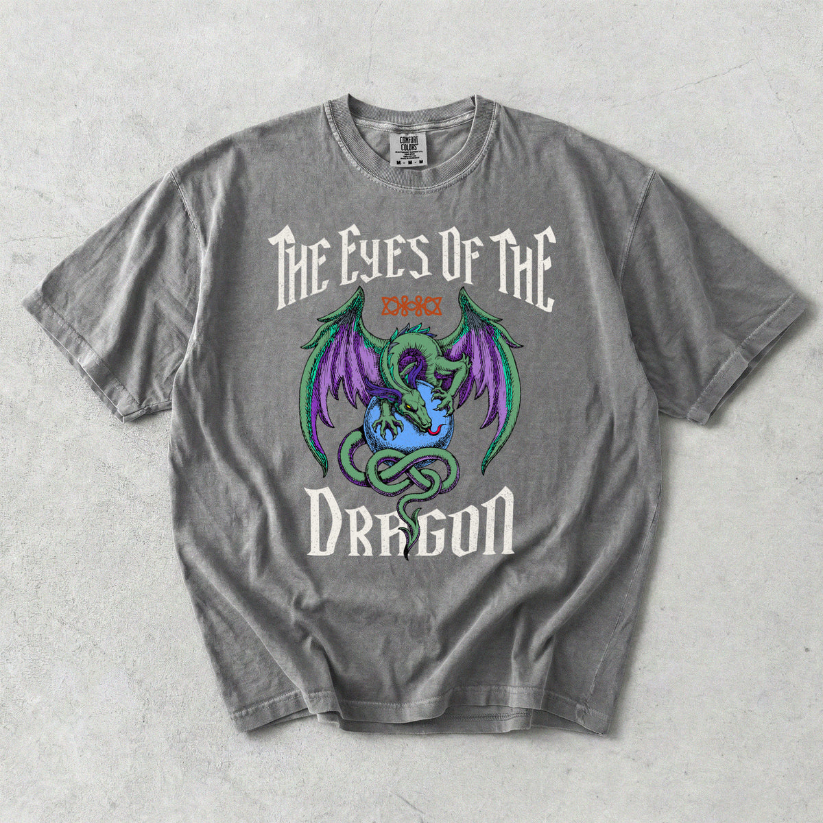 Eyes Of The Dragon Garment Dyed Tee
