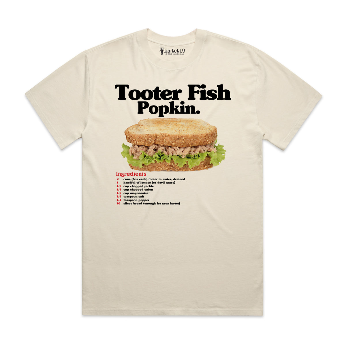 Tooter Fish Popkin Oversized faded t-shirt
