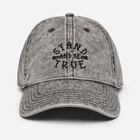 Be True Vintage Cotton Twill Cap